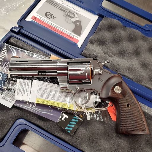Colt Python 357 Magnum 4.25in Stainless Revolver